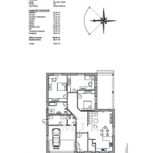 Bungalov 02 - technický výkres 2