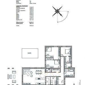 Bungalov 03 - technický výkres 2