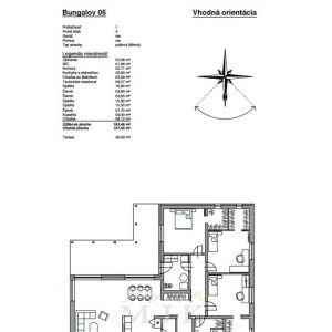 Bungalov 05 - technický výkres 4