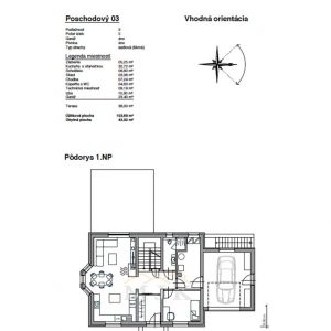 Poschodový bungalov 03 - technický výkres 04