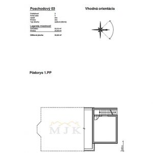 Poschodový bungalov 03 - technický výkres 05