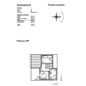 Poschodový bungalov 01 - technický výkres 04