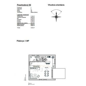 Poschodový bungalov 02 - technický výkres 01
