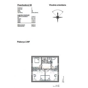 Poschodový bungalov 02 - technický výkres 04
