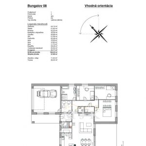 Bungalov 08 - technický výkres 1
