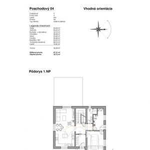 Poschodový bungalov 04 - technický výkres 2